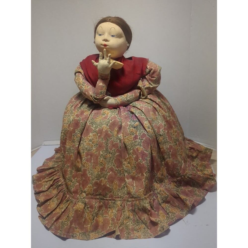 Gorgeous Big Vintage Russian Moscow Soviet Tea Cozy Doll